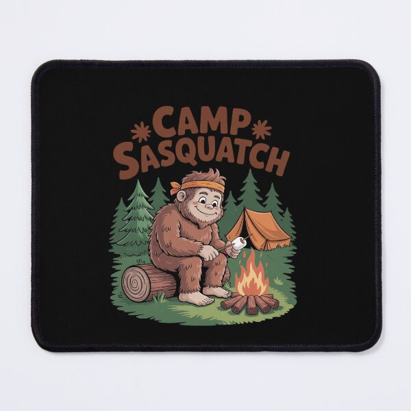 Item preview, Camp Sasquatch Camper Bigfoot Camping Men Women & Kids designed and sold by EllinoKlemo.