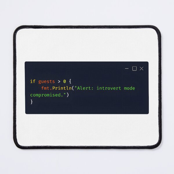 Item preview, Go Holiday Alert – “Introvert Mode Compromised” designed and sold by Tattee.