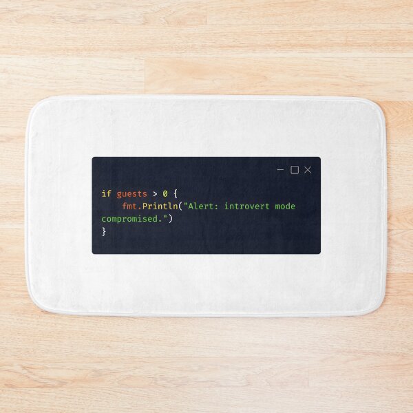 Item preview, Go Holiday Alert – “Introvert Mode Compromised” designed and sold by Tattee.
