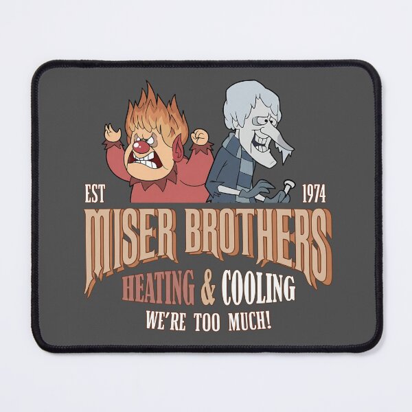 Item preview, Retro Miser Brothers Heating and Cooling designed and sold by Darkifun.