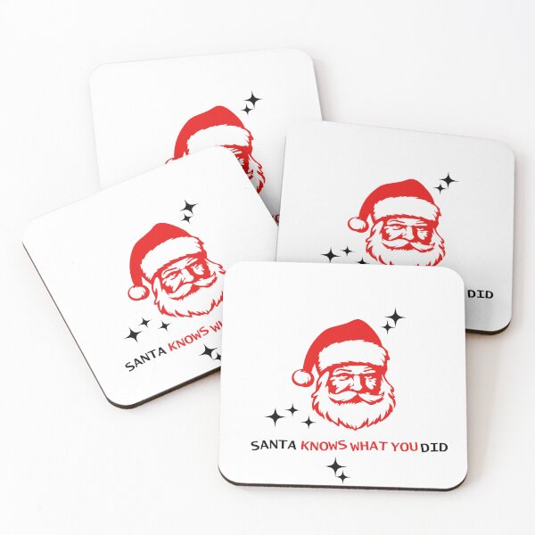 Item preview, Santa knows what you did Christmas  designed and sold by hamooood.