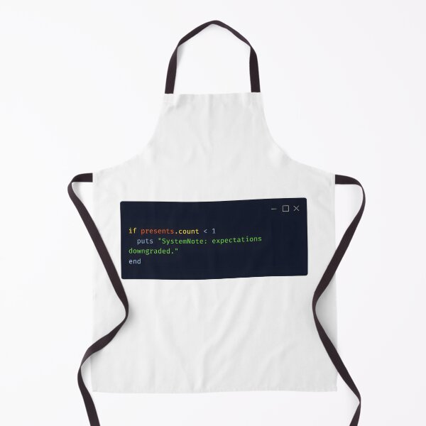 Item preview, Ruby Christmas Output – “Expectations Downgraded” designed and sold by Tattee.