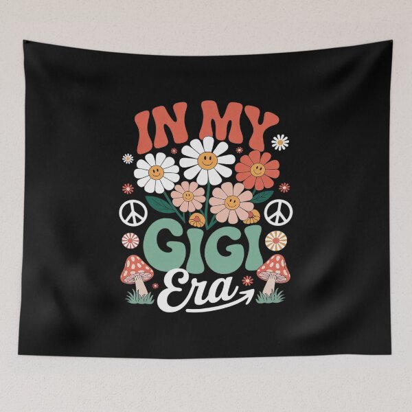 Item preview, In My Gigi Era Floral Hippie Groovy Matching Family  designed and sold by VerseFarm.
