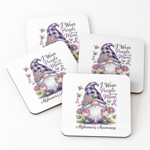 Item preview, I Wear Purple For My Mom Gnome Alzheimer'S Awareness  designed and sold by Kcgarciaso.