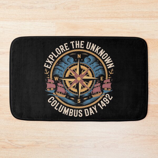 Item preview, Columbus day 1492 explore the unknown designed and sold by DreamOnShirts.