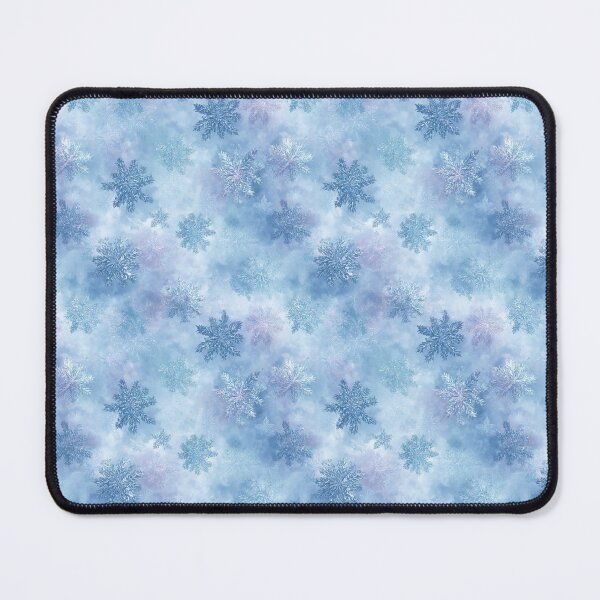 Item preview, Snowflakes – Seamless winter pattern in ice blue designed and sold by Digital Dreamtales.