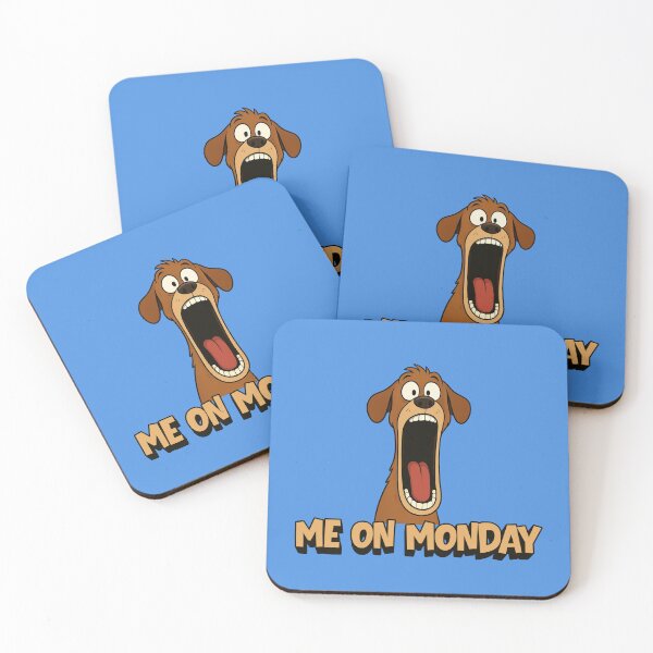 Item preview, Funny Dog Meme – Me on Monday designed and sold by Ivy-Triggs.