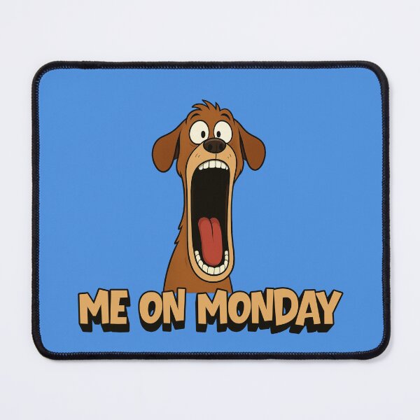 Item preview, Funny Dog Meme – Me on Monday designed and sold by Ivy-Triggs.