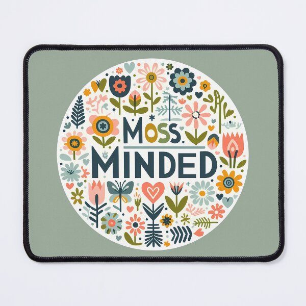 Item preview, Moss Minded Woodland Calm – Scandinavian Folk Art by heidiannemorris © designed and sold by FOLK ART FUSION by heidiannemorris.