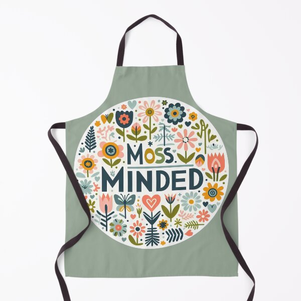 Item preview, Moss Minded Woodland Calm – Scandinavian Folk Art by heidiannemorris © designed and sold by FOLK ART FUSION by heidiannemorris.