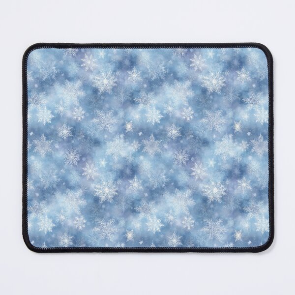 Item preview, Snowflakes – Seamless winter pattern in ice blue designed and sold by Digital Dreamtales.