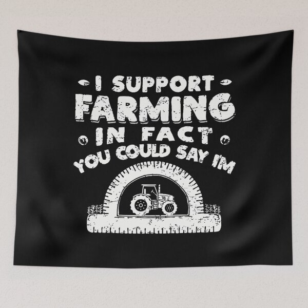 Item preview, Funny Farmer Farming Tractor Pun Pro-Tractor designed and sold by RuthSheila.