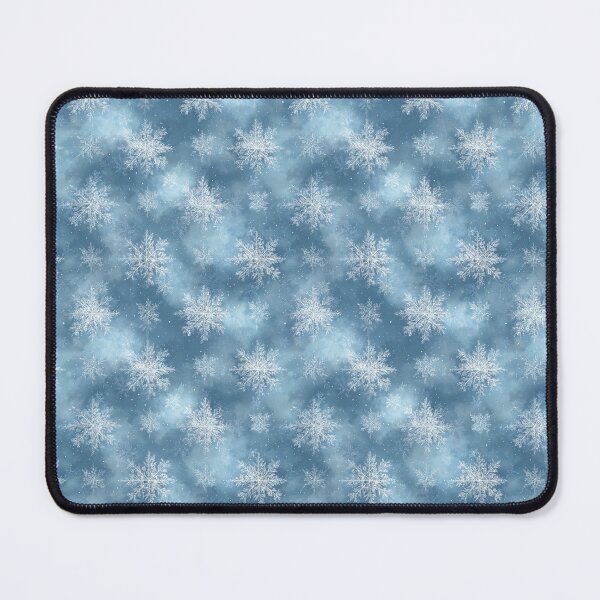 Item preview, Snowflakes – Seamless winter pattern in ice blue designed and sold by Digital Dreamtales.