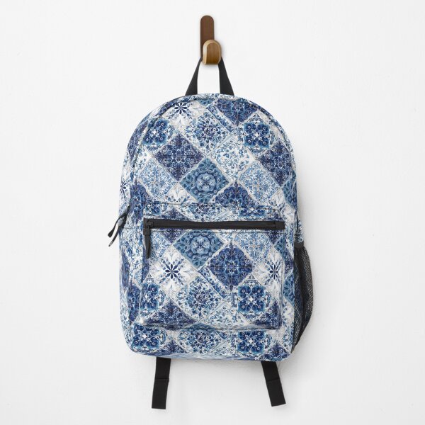 Item preview, Ethnic tiles – Seamless pattern in blue and white designed and sold by Digital Dreamtales.
