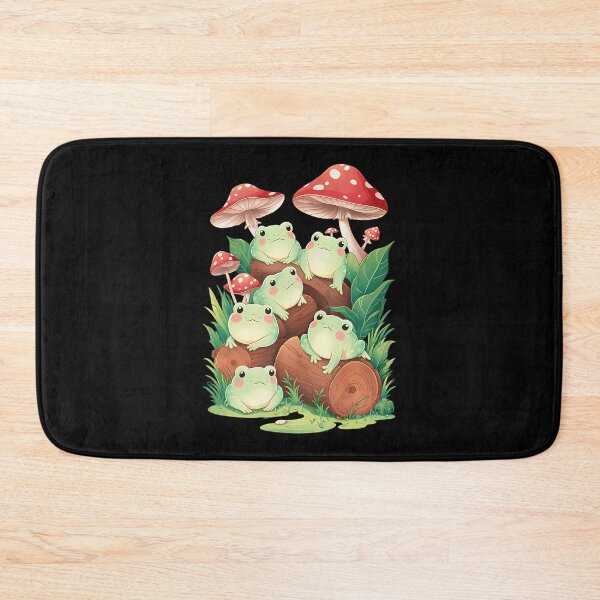 Item preview, Cottagecore Aesthetic Frog Lying On Mushroom Cutefrog Lover designed and sold by DonnieJennie.