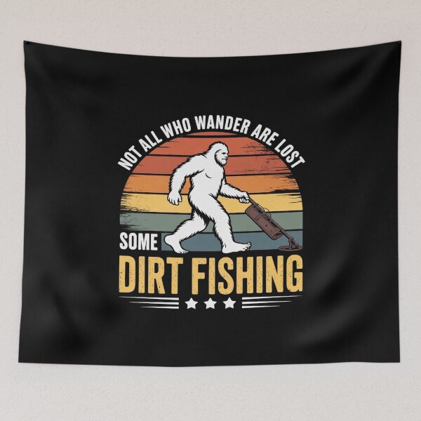 Item preview, Dirt Fishing Bigfoot Metal Detecting Men designed and sold by PowAcademy.