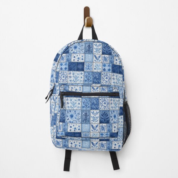 Item preview, Ethnic tiles – Seamless pattern in blue and white designed and sold by Digital Dreamtales.