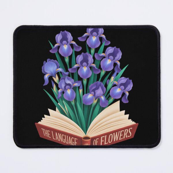 Item preview, Irises Flowers Book Iris Floral designed and sold by VerseFarm.