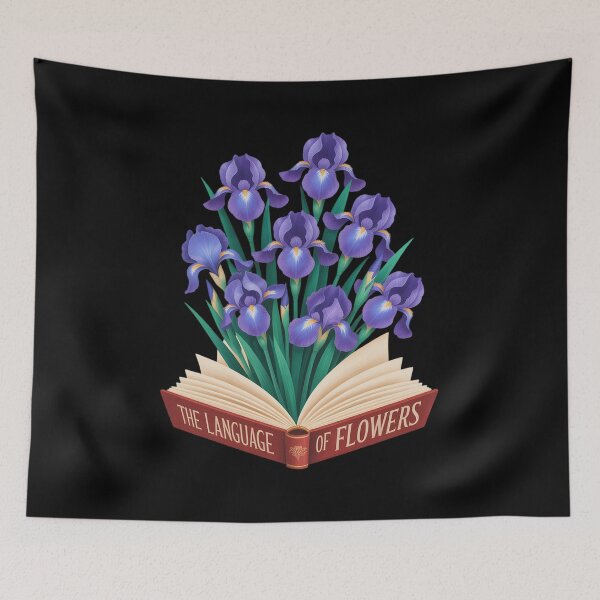Item preview, Irises Flowers Book Iris Floral  designed and sold by VerseFarm.
