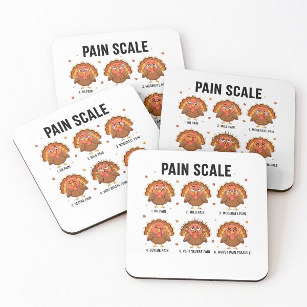 Item preview, Pain Assessment Scale Trauma Turkey Funny Nurse Vintage Pain Thanksgiving designed and sold by PAMELANUNZIO.