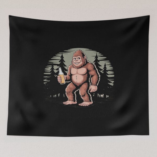 Item preview, Don't Be An Assquatch Bigfoot Drinking Beer Sasquatch designed and sold by PowAcademy.