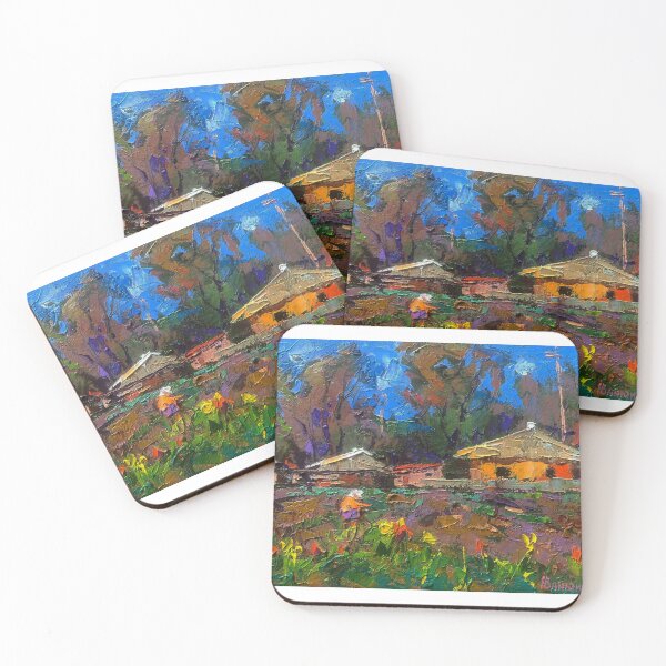 Item preview, Oleksiy Ivanyuk: Warm Evening Rays on the Old Porch designed and sold by ukrainianvin.