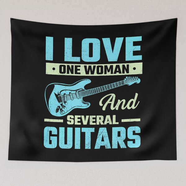 Item preview, I Love One Woman And Several Guitars designed and sold by KristinDebra.