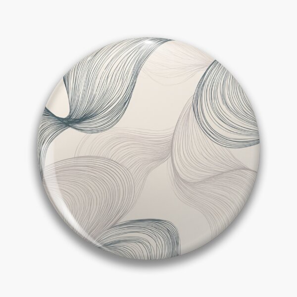 Item preview, Line waves – Modern, seamless minimalist pattern designed and sold by Digital Dreamtales.