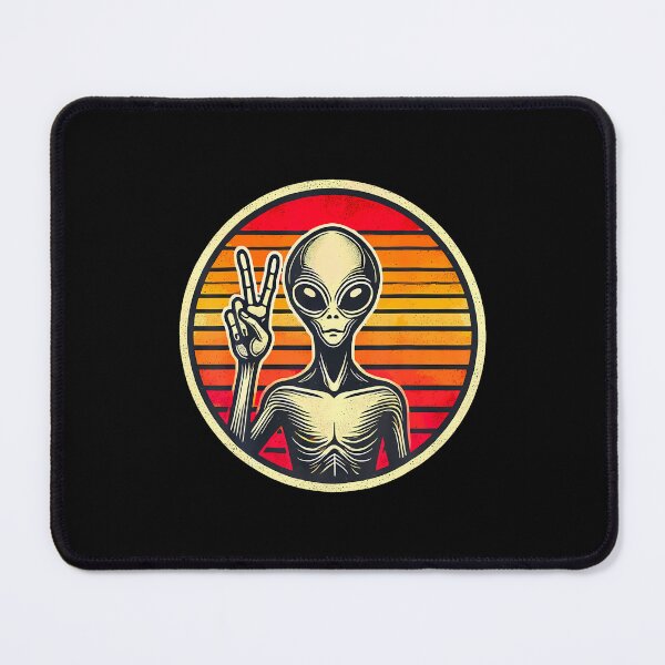 Item preview, Peace Sign Alien Hippie Ufo designed and sold by DawnPatricia.