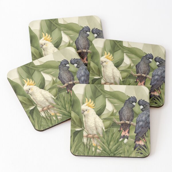 Item preview, Cockatoo Lush Jungle Lounge designed and sold by artsandsoul.