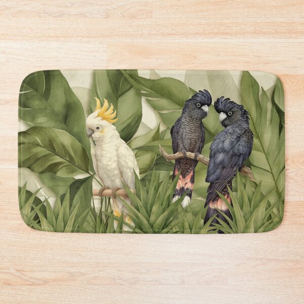 Item preview, Cockatoo Lush Jungle Lounge designed and sold by artsandsoul.