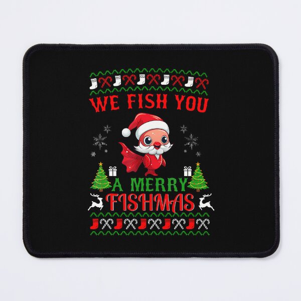 Item preview, Fishing Funny Christmas Lights We Wish A Merry Fishmas designed and sold by DawnPatricia.