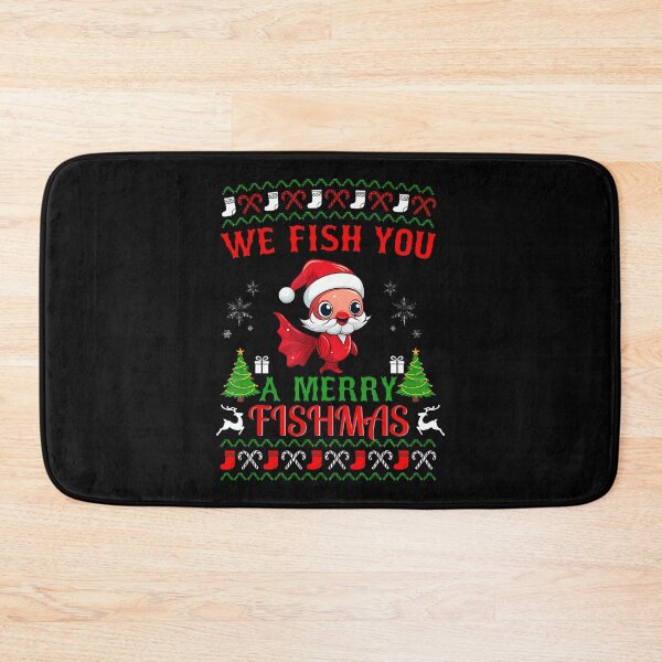 Item preview, Fishing Funny Christmas Lights We Wish A Merry Fishmas designed and sold by DawnPatricia.