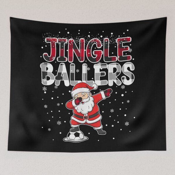 Item preview, Funny Jingle Ballers Dabbing Santa Claus Soccer Christmas Design designed and sold by LittleNhutton.