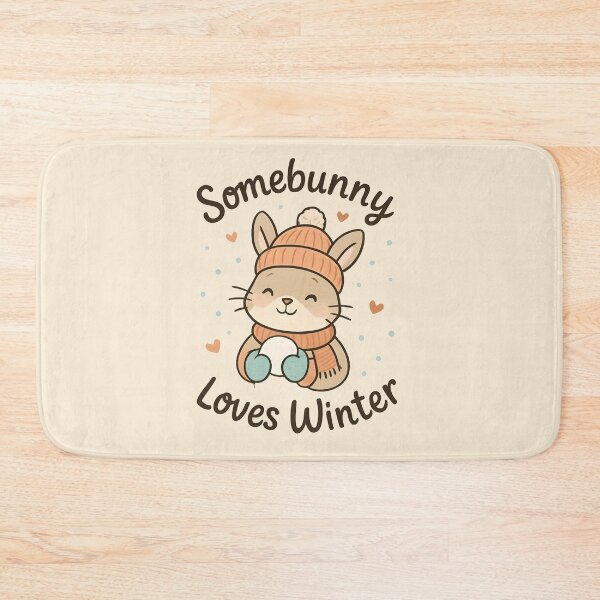 Item preview, Somebunny Loves Winter Cute Funny Bunny Christmas Pun Design  designed and sold by Dantin.