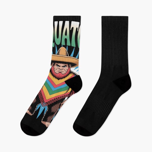 Aperçu de l'œuvre El Squatcho Mexicain Sombrero Bigfoot Sasquatch créée et vendue par PowAcademy.