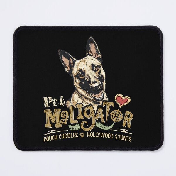 Item preview, Pet Maligator Belgian Malinois - Cuddles & Stunts designed and sold by k9printart.