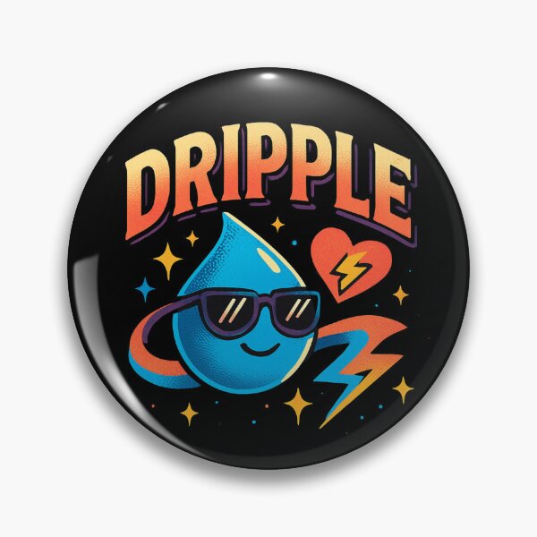 Artikelvorschau, Dripple Cool Drop – Trendy Cartoon Aesthetic Design entworfen und verkauft von MOAVE-Design.