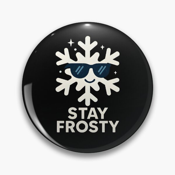 Item preview, Stay Frosty Funny Snowflake Sunglasses Pun Design designed and sold by Dantin.