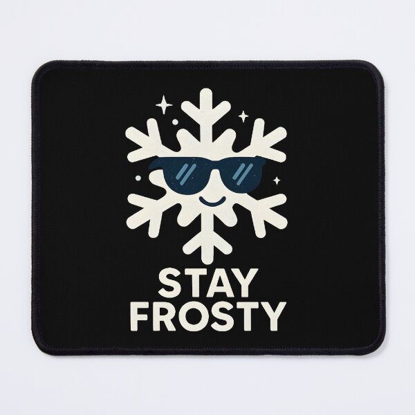 Item preview, Stay Frosty Funny Snowflake Sunglasses Pun Design designed and sold by Dantin.