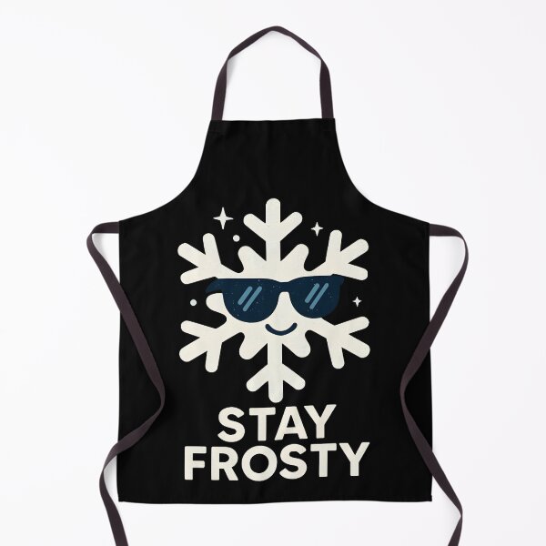 Item preview, Stay Frosty Funny Snowflake Sunglasses Pun Design designed and sold by Dantin.