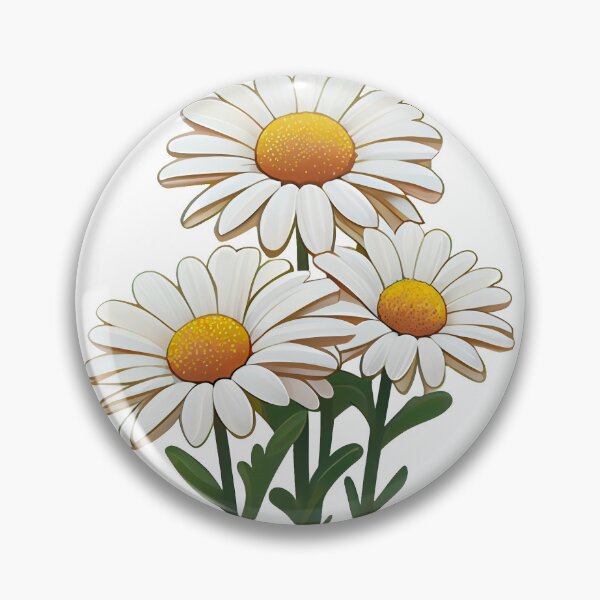 Item preview, White daisies designed and sold by therodion.