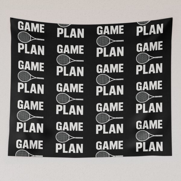 Item preview, Game Plan Tennis Racket Design designed and sold by Dogandesighn.