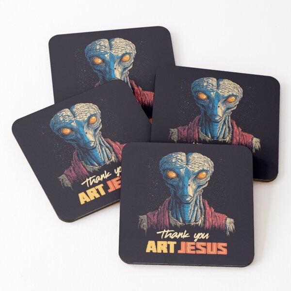 Item preview, Alien Art Jesus Deluxe Planet Version  designed and sold by Zen Candy 3000 Travis Nicholas Zariwny.
