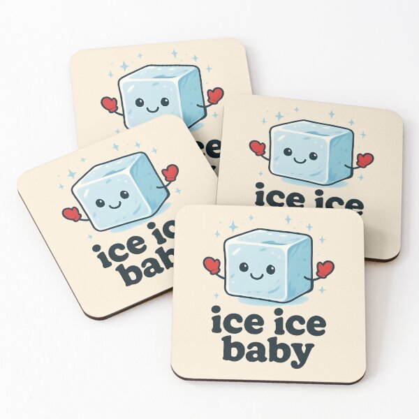 Item preview, Ice Ice Baby Funny Winter 90s Song Pun Design  designed and sold by Dantin.