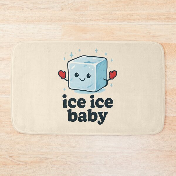 Item preview, Ice Ice Baby Funny Winter 90s Song Pun Design  designed and sold by Dantin.
