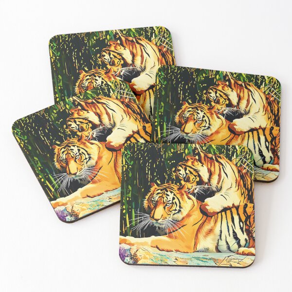 Item preview, Playful Tigers designed and sold by tomorrowsart.