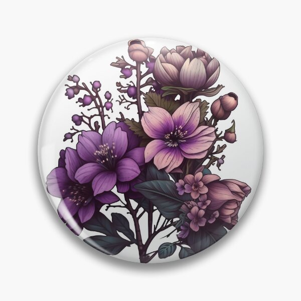 Item preview, Purple Flowers designed and sold by therodion.