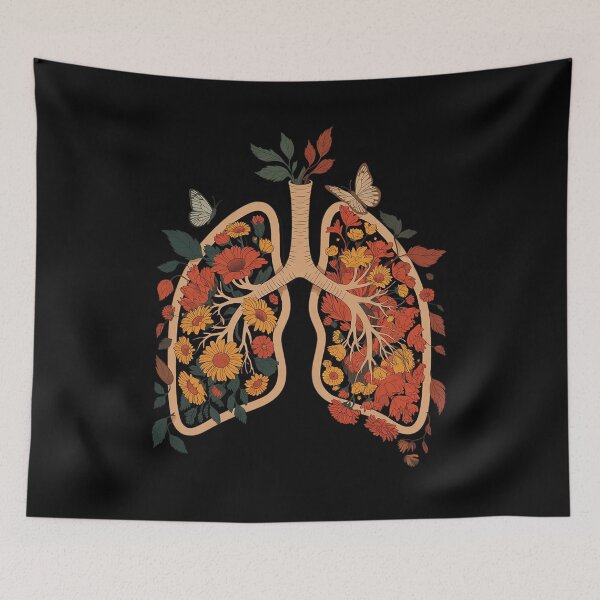 Item preview, Lungs Made of Flowers - Blossoming Respiratory Beauty1  designed and sold by KotexTemu.