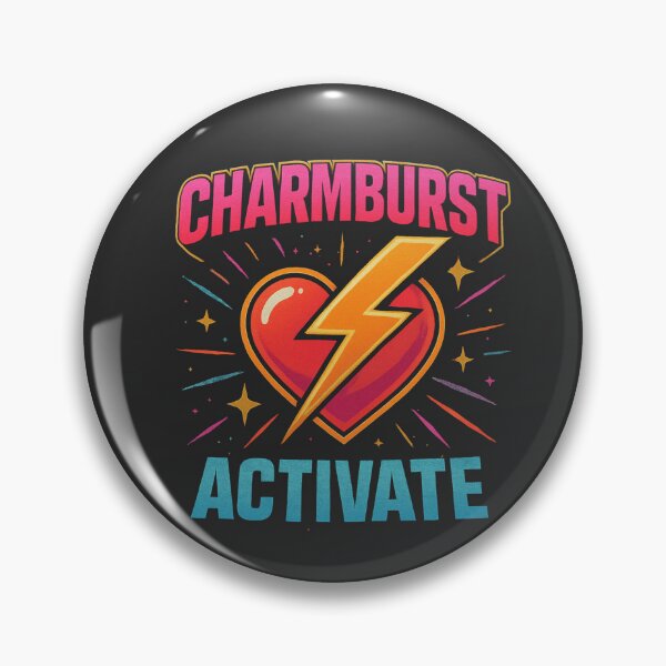 Item preview, Charmburst Activate – Heart Lightning Meme Design designed and sold by MOAVE-Design.